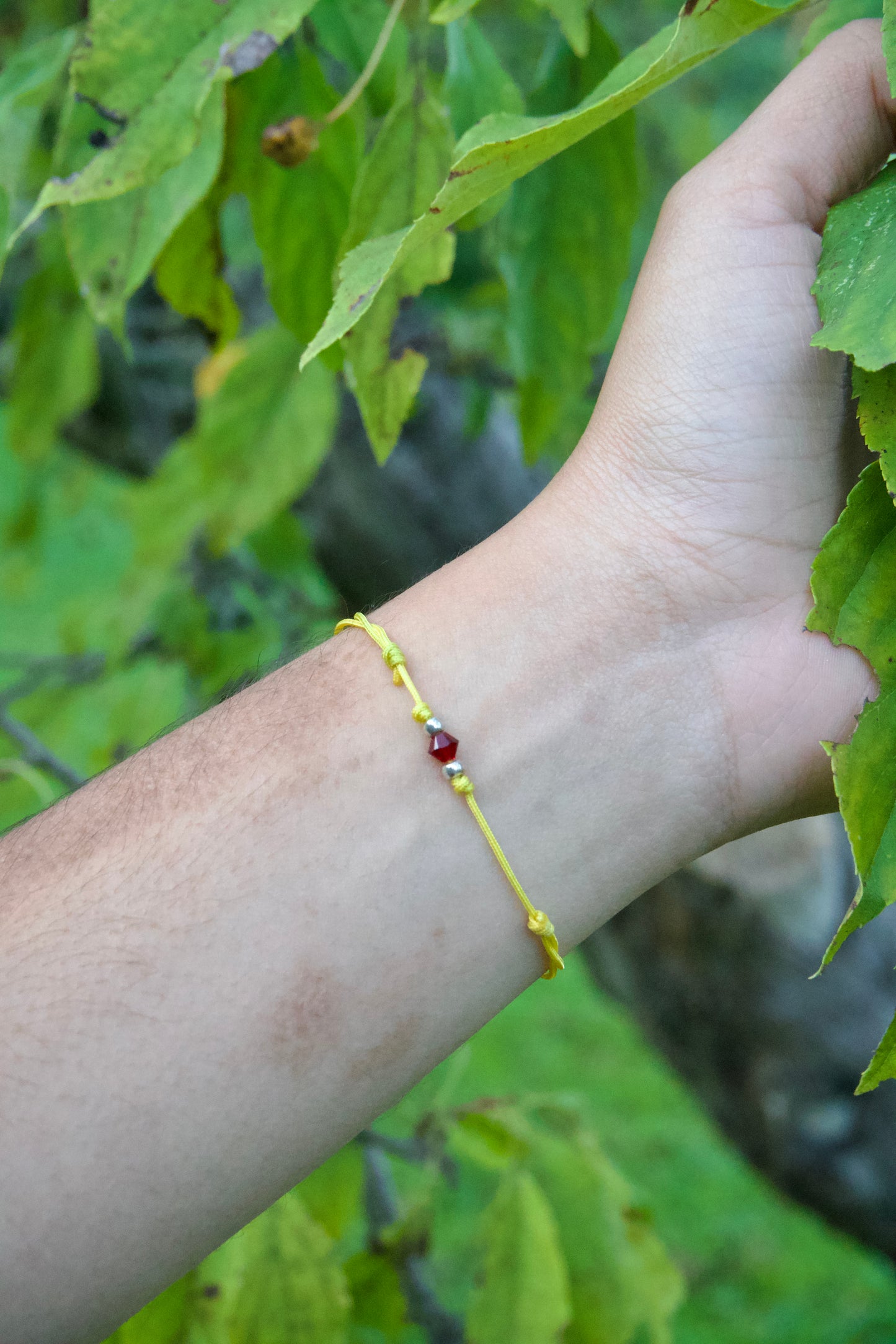 July Birthstone Bracelet | Ruby
