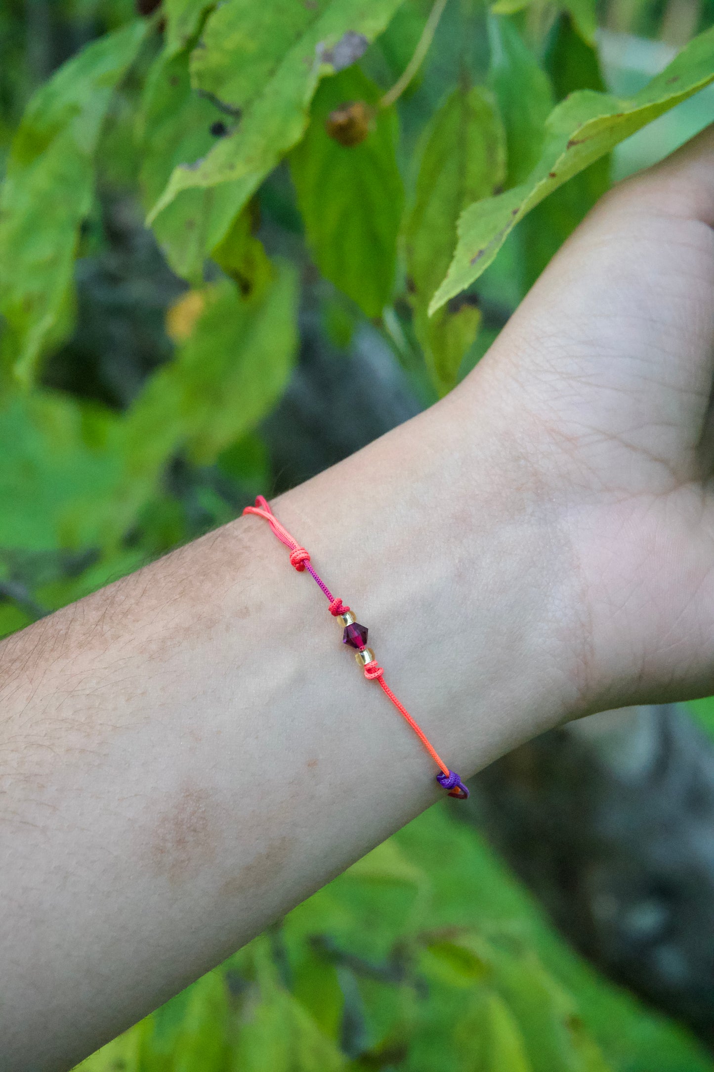 June Birthstone Bracelet - Light Amathys