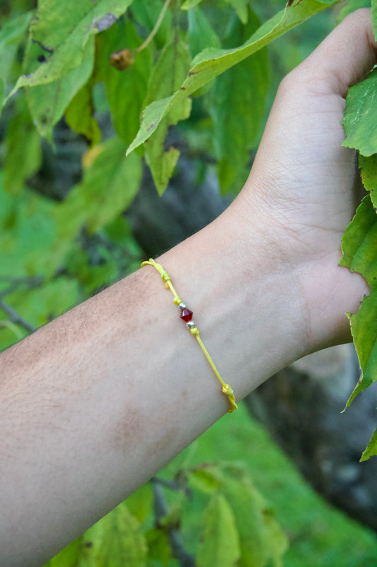 Birth stone bracelet