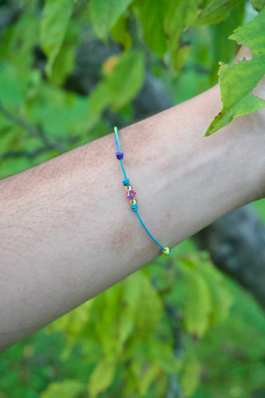 Birth stone bracelet